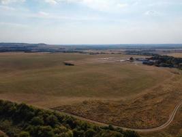 Agricultural Farms and Working Machines at Dunstable Downs England photo