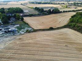 Agricultural Farms and Working Machines at Dunstable Downs England photo