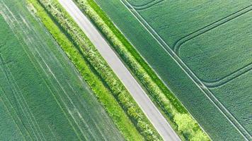 Aerial footage and high angle view of British Countryside, drone's footage photo