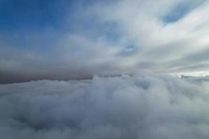 Most Beautiful Aerial View of Clouds in the Morning photo