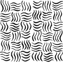 el patrón geométrico por rayas. fondo de vector transparente. textura en blanco y negro. patrón gráfico moderno. ilustración vectorial