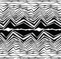 The geometric pattern by stripes . Seamless vector background. Black and white texture. Graphic modern pattern. Vector illustration