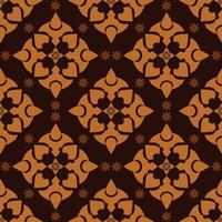 Geometric ethnic ikat pattern Seamless traditional Design for background,carpet,wallpaper,clothing,wrapping,Batik,fabric,Vector illustration.Thai embroidery style. vector