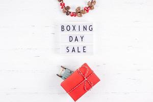 Boxing day sale seasonal promotion photo