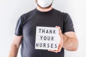 Thank your nurses concept photo