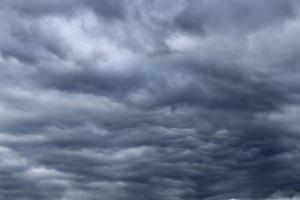 Stunning dark cloud formations right before a thunderstorm photo