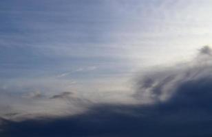 Stunning dark cloud formations right before a thunderstorm photo