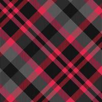 Tartan or plaid night color pattern. vector