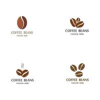 vector de logotipo de grano de café