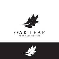 Autumn oak leaf logo and oak tree logo. With easy and simple editing of vector illustration.