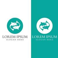 Fish logo, fishinghook, fish oil and seafood restaurant icon. With vector icon concept design illustration template