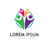 Community team group logo vector