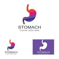 stomach care icon designs vector