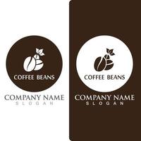 coffee bean icon vector