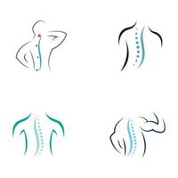 Spine diagnostics symbol vector