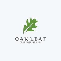 Autumn oak leaf logo and oak tree logo. With easy and simple editing of vector illustration.