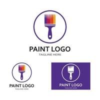 Paint Logo vector icon illustration