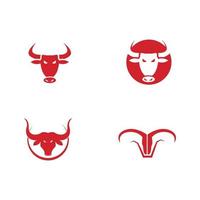 Cow Logo Template vector icon