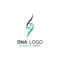 DNA vector logo. Modern medical logo, with vector illustration template design