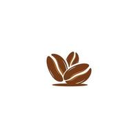 coffee bean icon vector illustration template