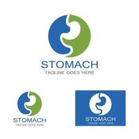 stomach care icon designs vector