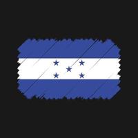 vector de pincel de bandera de honduras. bandera nacional