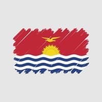 vector de la bandera de kiribati. bandera nacional