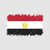Egypt Flag Brush Strokes. National Flag vector