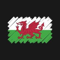 Wales Flag Vector. National Flag vector