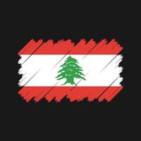 Lebanon Flag Vector. National Flag vector