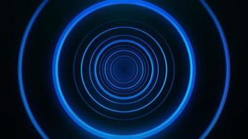 vj abstract neon tunnel snelheid. neon lijnen achtergrond. video ultra 4k