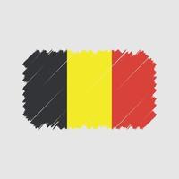 Belgium Flag Brush Vector. National Flag vector