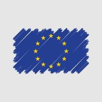 vector de bandera europea. bandera nacional