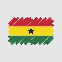 vector de la bandera de ghana. bandera nacional