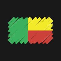 vector de la bandera de guinea bisáu. bandera nacional