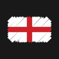 England Flag Brush Vector. National Flag vector