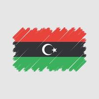 vector de la bandera de libia. bandera nacional