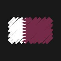 vector de la bandera de qatar. bandera nacional