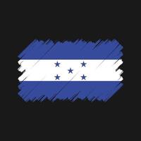 cepillo de la bandera de honduras. bandera nacional vector