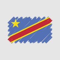 vector de la bandera de la república del congo. bandera nacional