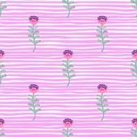 Elegant flower seamless pattern. Decoration botanical floral wallpaper. vector