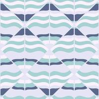 Mosaic seamless pattern. Decorative patchwork endless wallpaper. Creative abstract ornament vector