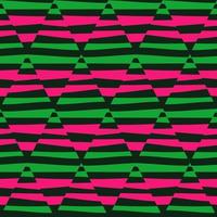 Mosaic of striped geometric seamless patern. Decorative abstract lines ornament. vector