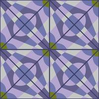 Vintage mosaic seamless pattern. Decorative triangle shapes endless wallpaper. Creative abstract ornament. vector