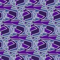 Creative labyrinth mosaic wallpaper. Geometric maze seamless pattern. Hand drawn line background in doodle style. vector