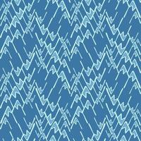 Seamless pattern with mountains. Hand drawn rock endless wallpaper. vector