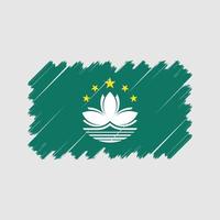 vector de la bandera de Macao. bandera nacional