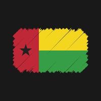 Guinea Bissau Flag Brush Vector. National Flag vector