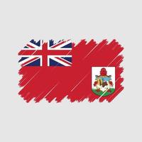 vector de la bandera de Bermudas. bandera nacional