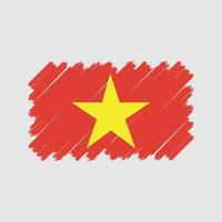 vector de la bandera de vietnam. bandera nacional